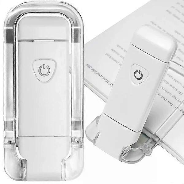 Book reading lamp, Amber, adjustable brightness USB rechargeable LED lamp