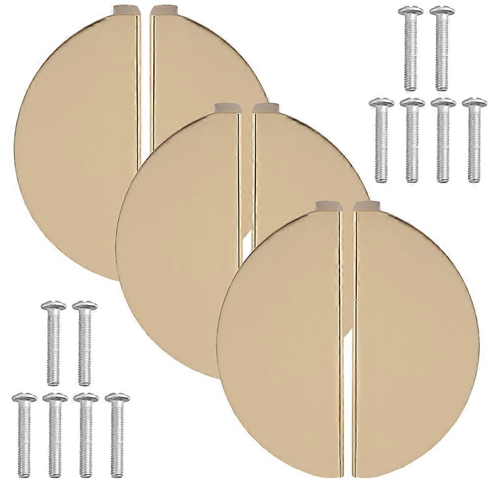 6pcs Semicircle Furniture Pull Handles, Durable Rust Resistant Cabinet Knobs, Simple Elegant Design for Home Decor and Furniture Supply