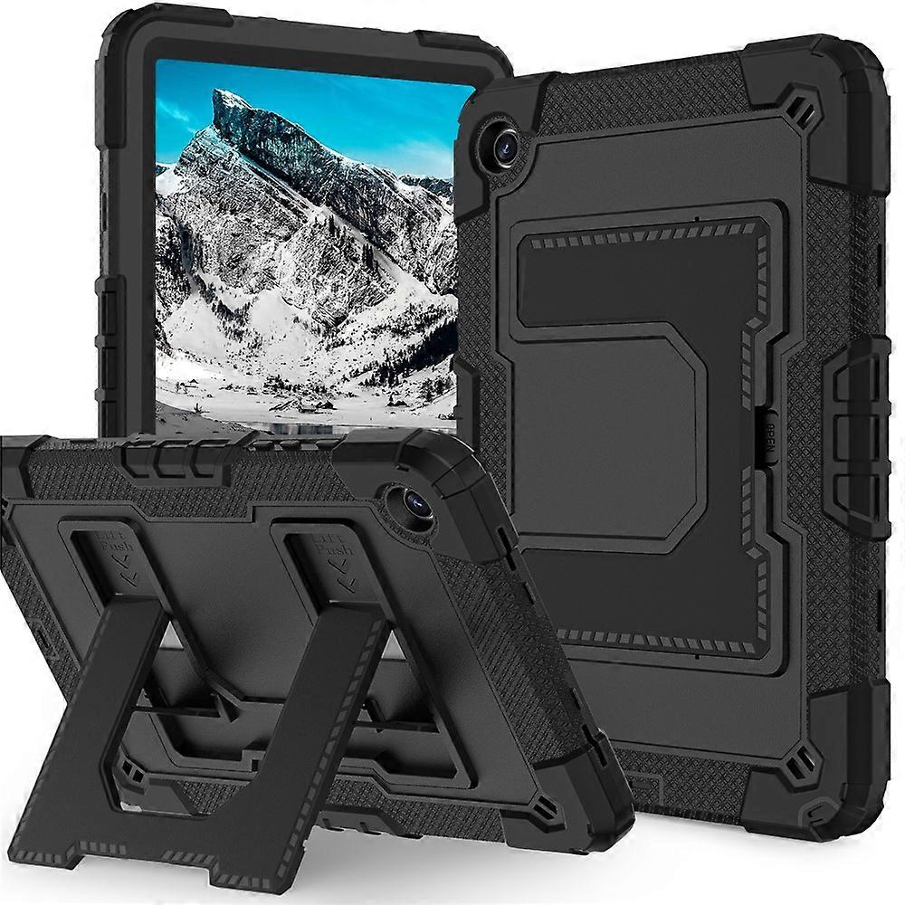 Tablet Case with Kickstand Compatible For Samsung Galaxy Tab A9+ SM-X216B Anti Drop PC + Silicone Cover