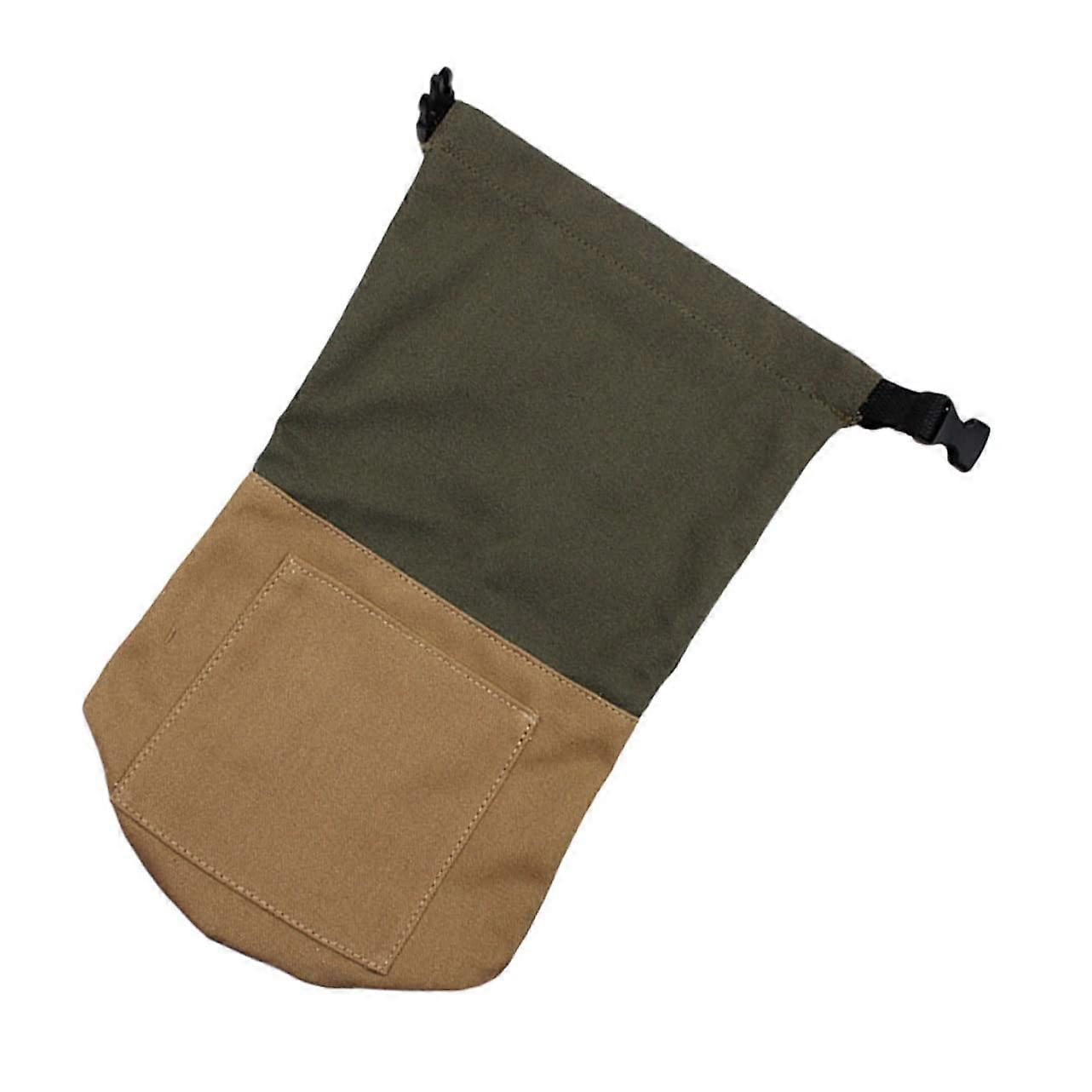 Retro Canvas Oil Lantern Storage Bag For Camping Portable Kerosene Lamp Carrier Tear Resistant Organizer