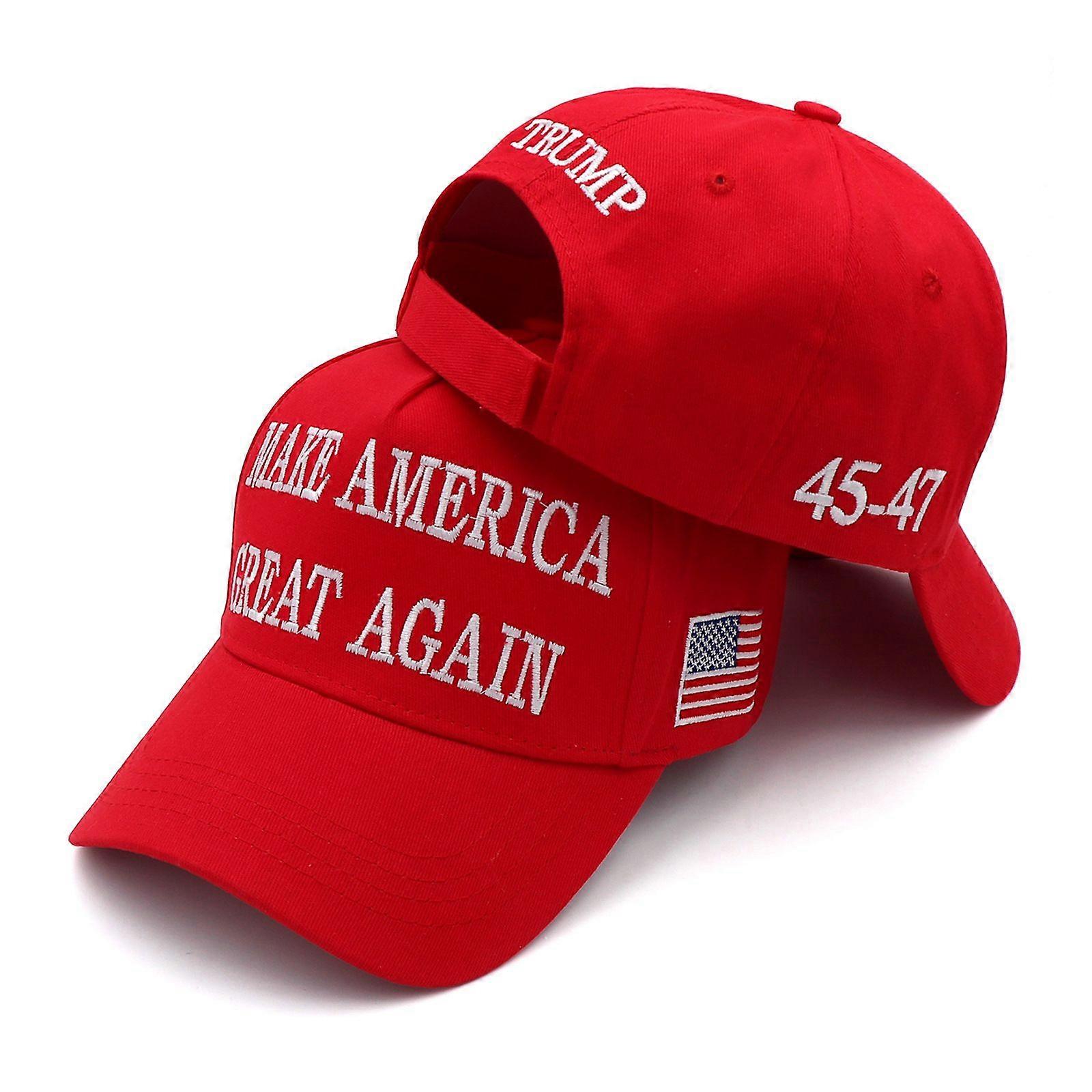 New baseball cap: Trump is right! Embroidered American flag baseball cap MAGA
