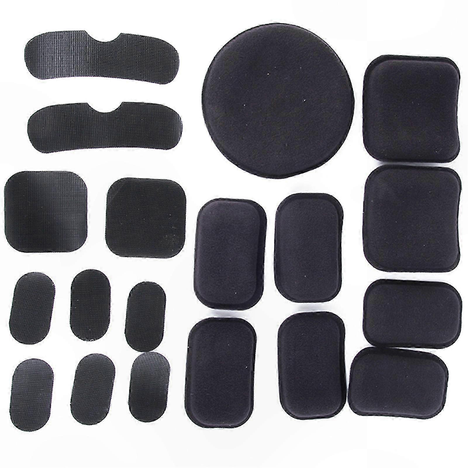Helmet Pad Set - Soft Moisture-Wicking Cushion Replacement Kit for Adjustable Impact Resistance and Comfort Fit