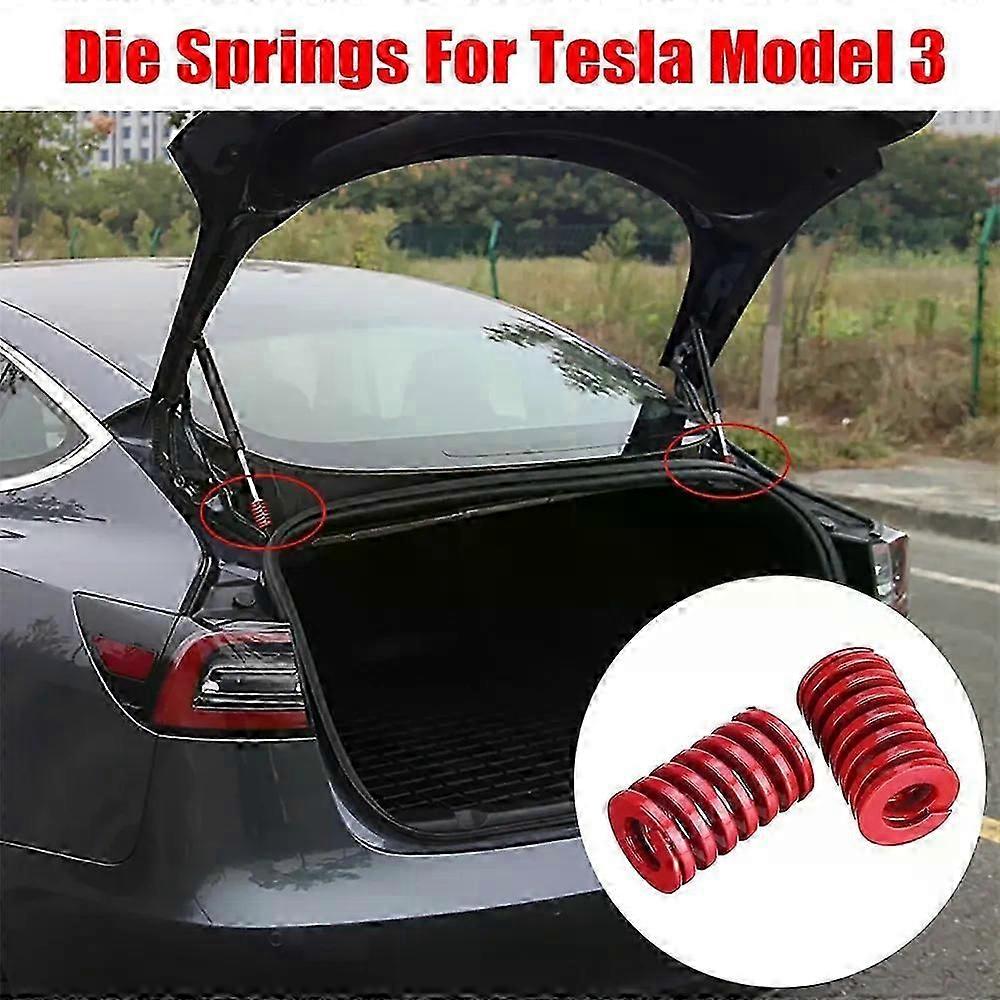 2Pcs 25mm OD Die Spring Suitable for  Rear Trunk Tailgate Strut Support Suitable for  Suitable for  Suitable for  Suitable for  Tesla Model 3