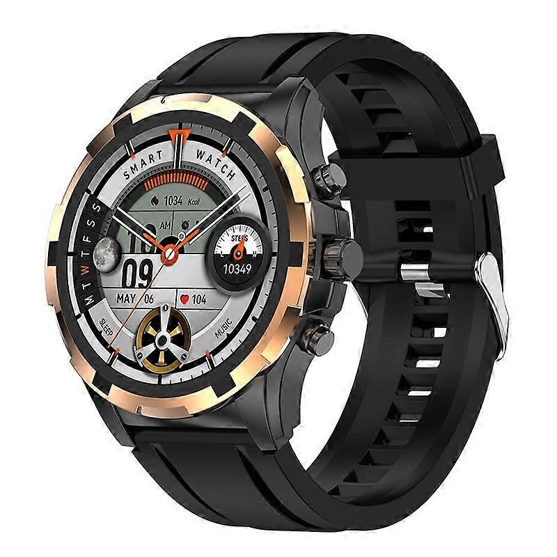 Smartwatch with Bluetooth Calling, Weather Updates, Music Control, Heart Rate Monitoring, and Multiple Sports Modes(Black)