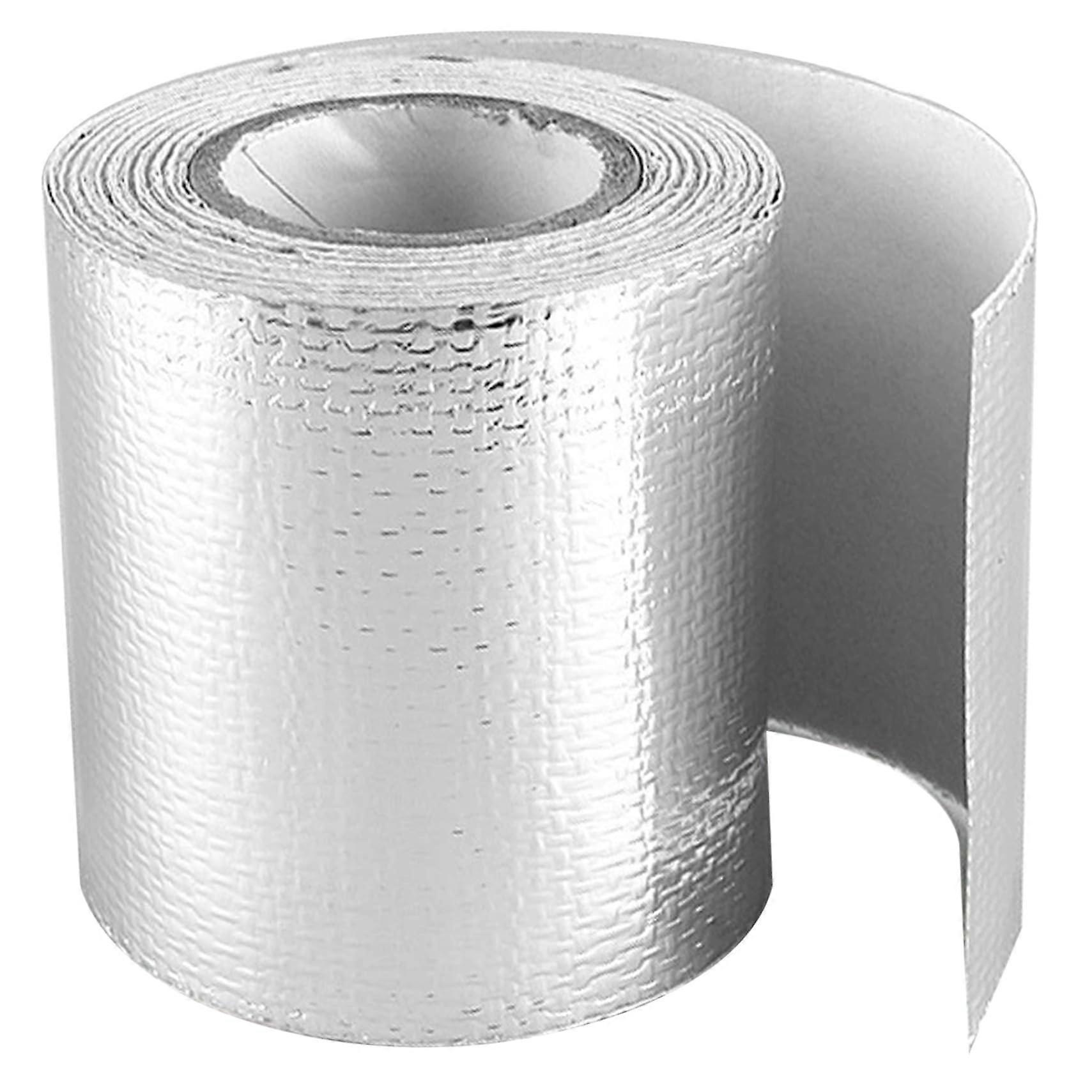 Exhaust Wrap Aluminium Foil SelfAdhesive Silver Color Heat Shield For Motorcycle And Automobile