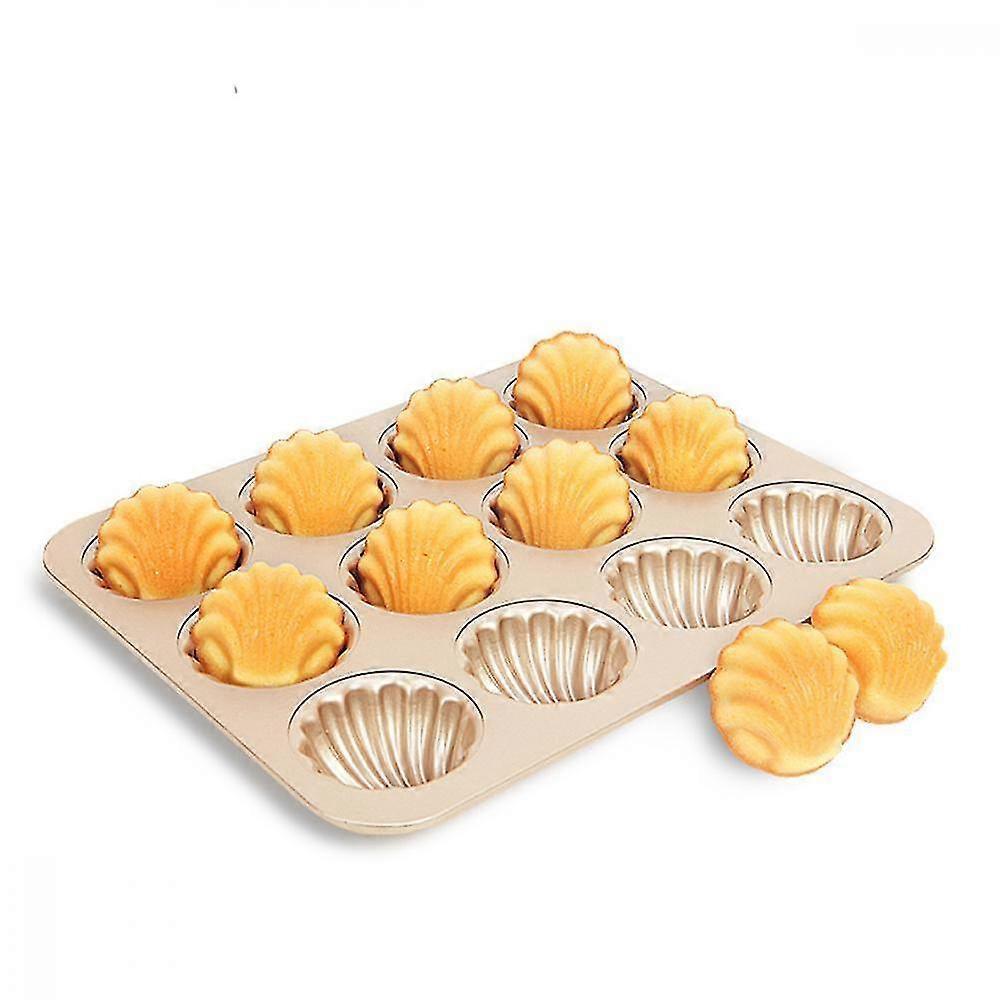 12 Cavyty Non-stick Madeleine Cake Baking Tins