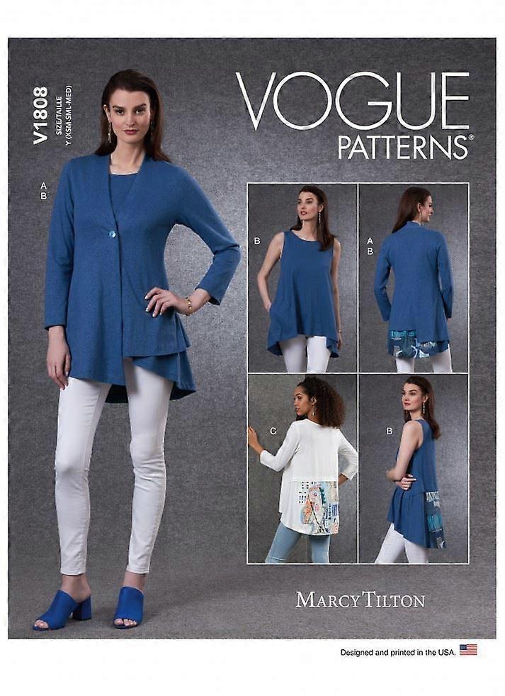 Vogue Paper Sewing Pattern 1808
