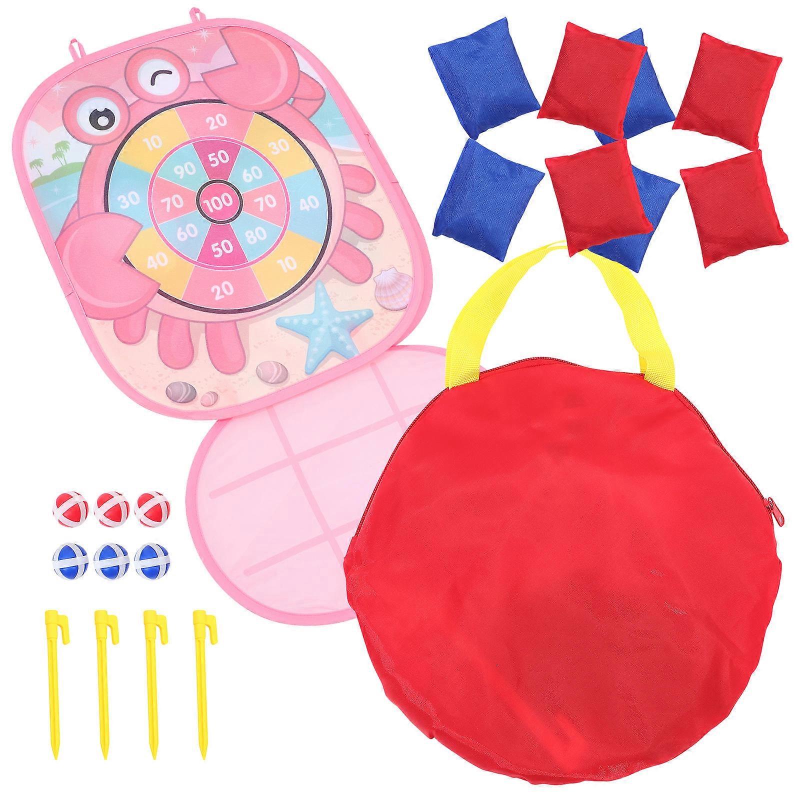 Bean Bag Toss Game for Kids 1Set Cloth Material Fun Throwing Toy Indoor Outdoor