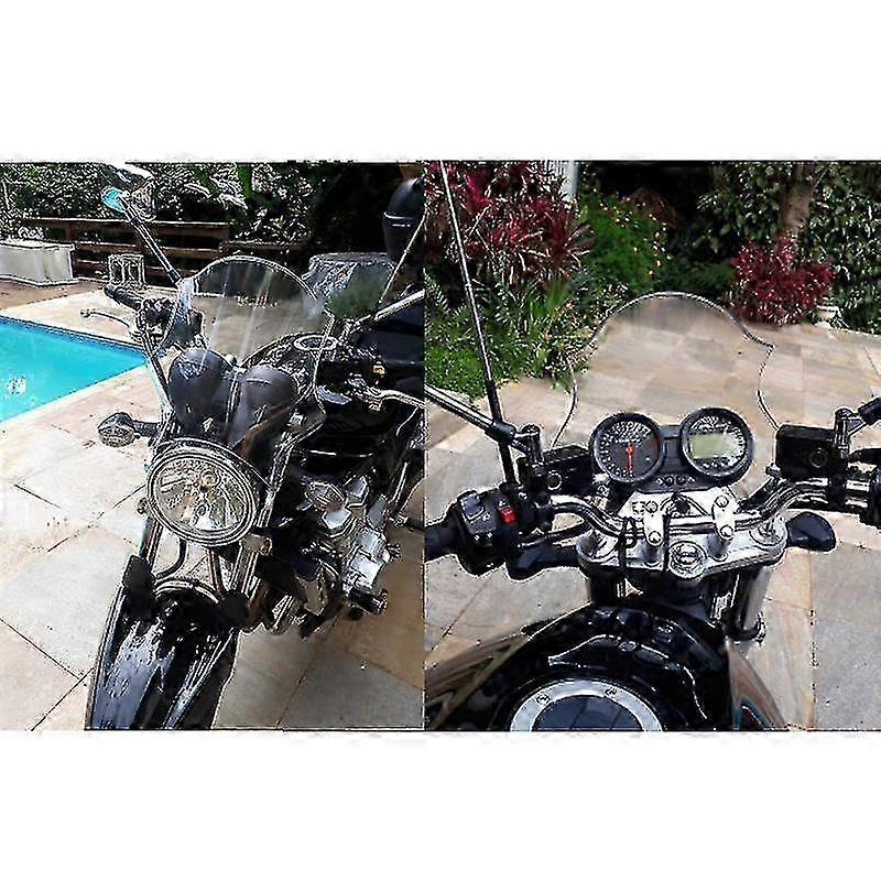 Windshield Windscreen Screen For 1997-2006 Kawasaki Zr-7 750 F S Er-5 Er 500 A B C D Twister Headlight Side Mounting Bracket