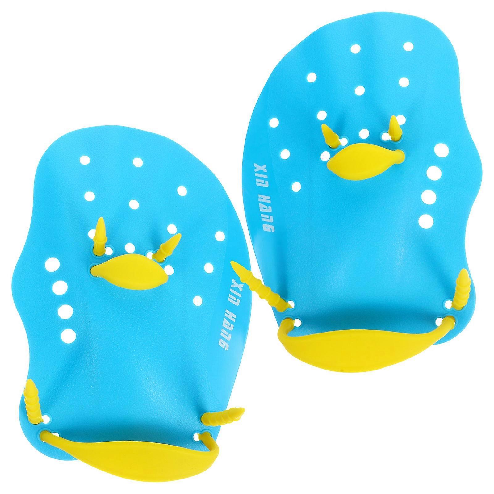 Aquatic Hand Paddles For Enhanced Swimming Performance Size Mechanics Design Training Aid 1 Pair
