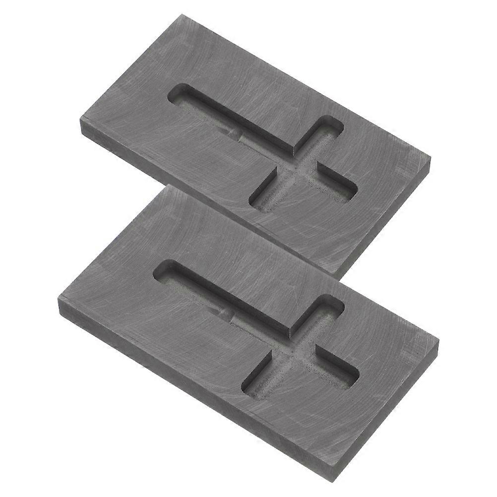 Graphite Crucible for Melting Casting Cross Mold for Metal 4Pcs