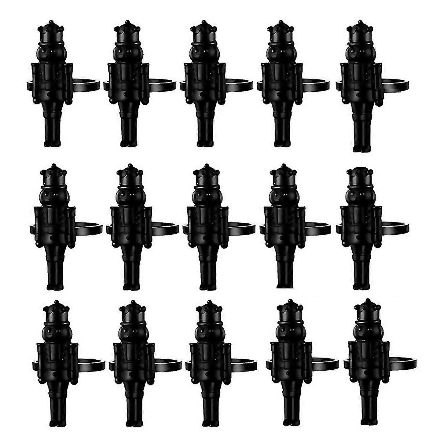 For 15pcs Nutcracker Christmas Napkin Rings Walnuts Napkin Holder