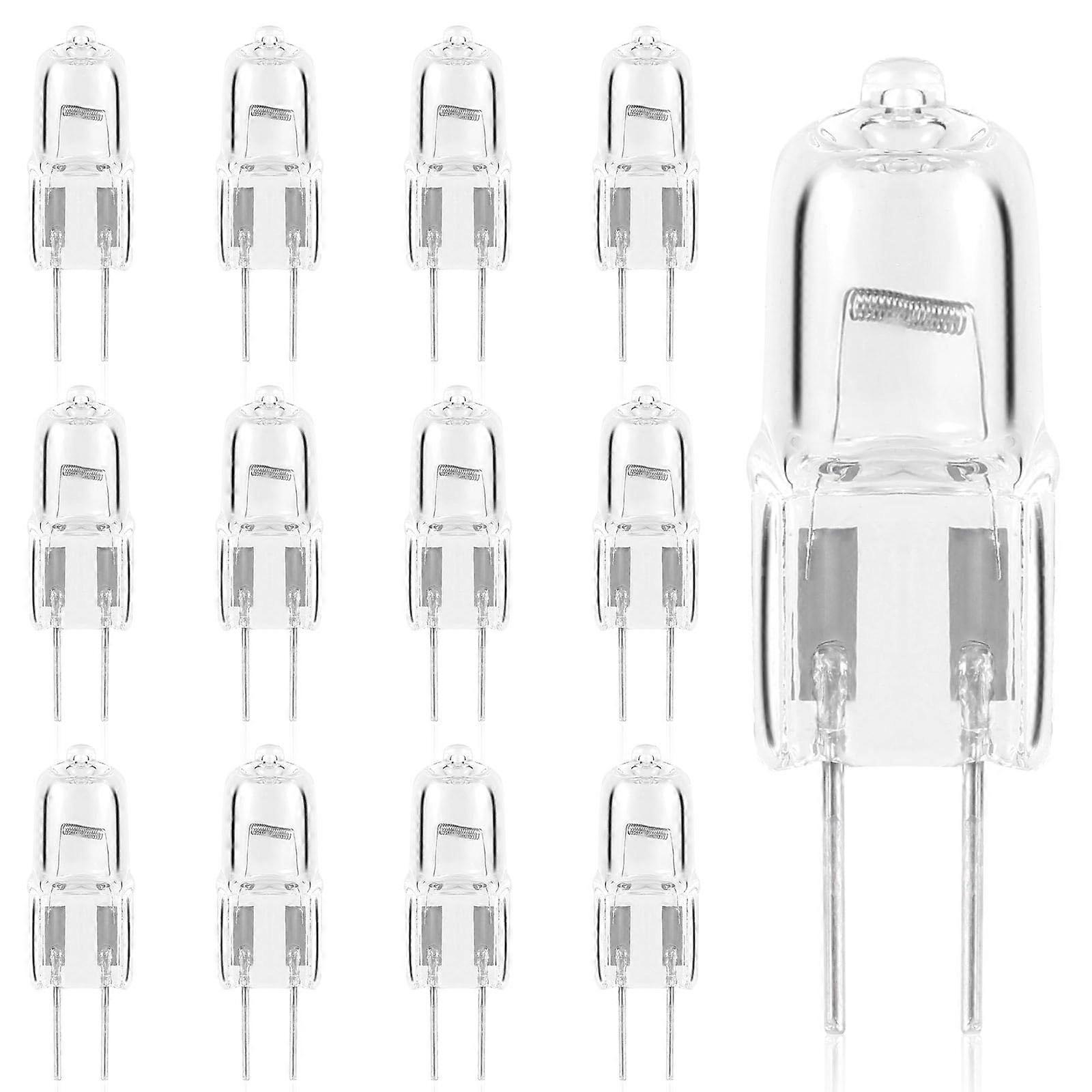12pcs G4 Halogen Bulbs 20W Replacement for Dacor 86364 Oven Light, Dimmable Bi-Pin LED Bulbs, 2 Pin Compact Design