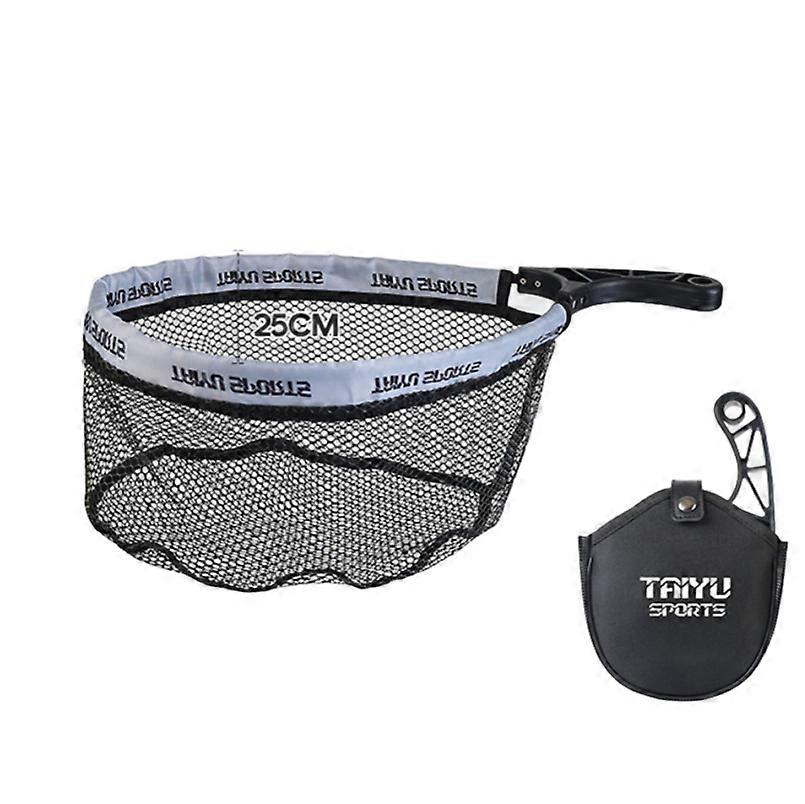 Fishing Net Folding Storage Portable Stream Plunge Net Full Set (Bent Handle with Bag)