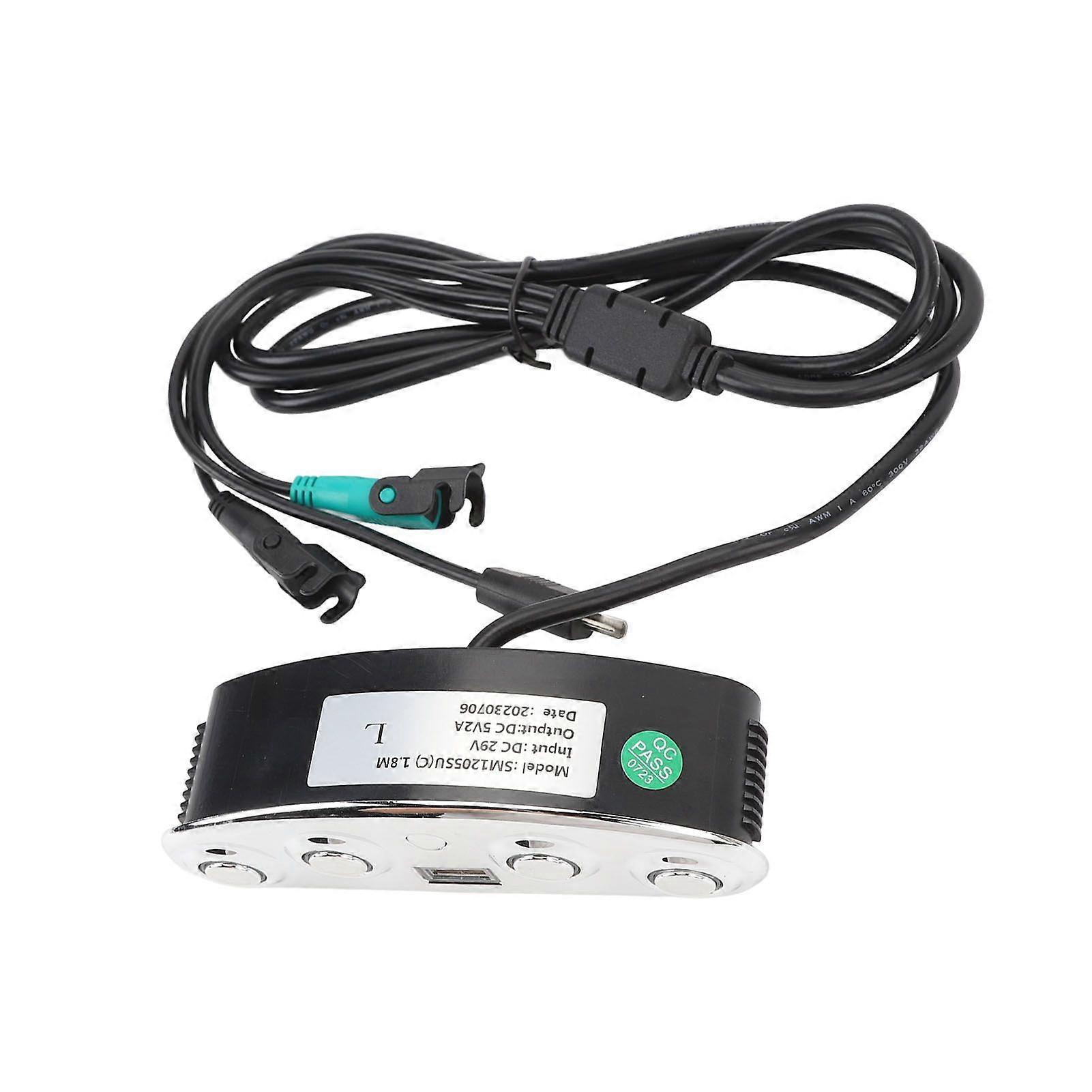 Electric Sofa Hand Controller Dual DC Motor 5 Button 5 Pin Electric Recliner Lift Chair Hand Control Switch with USB Port