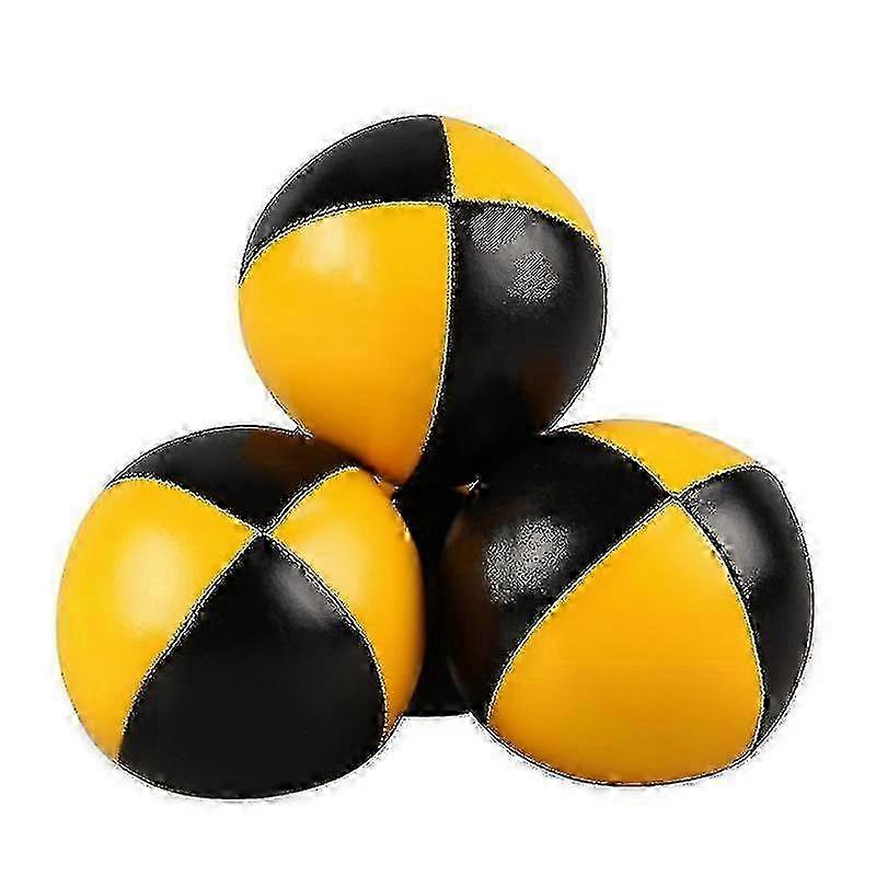 Professional Juggling Ball Set for Kids Adults and Beginners - 3 Pack Leather Panel