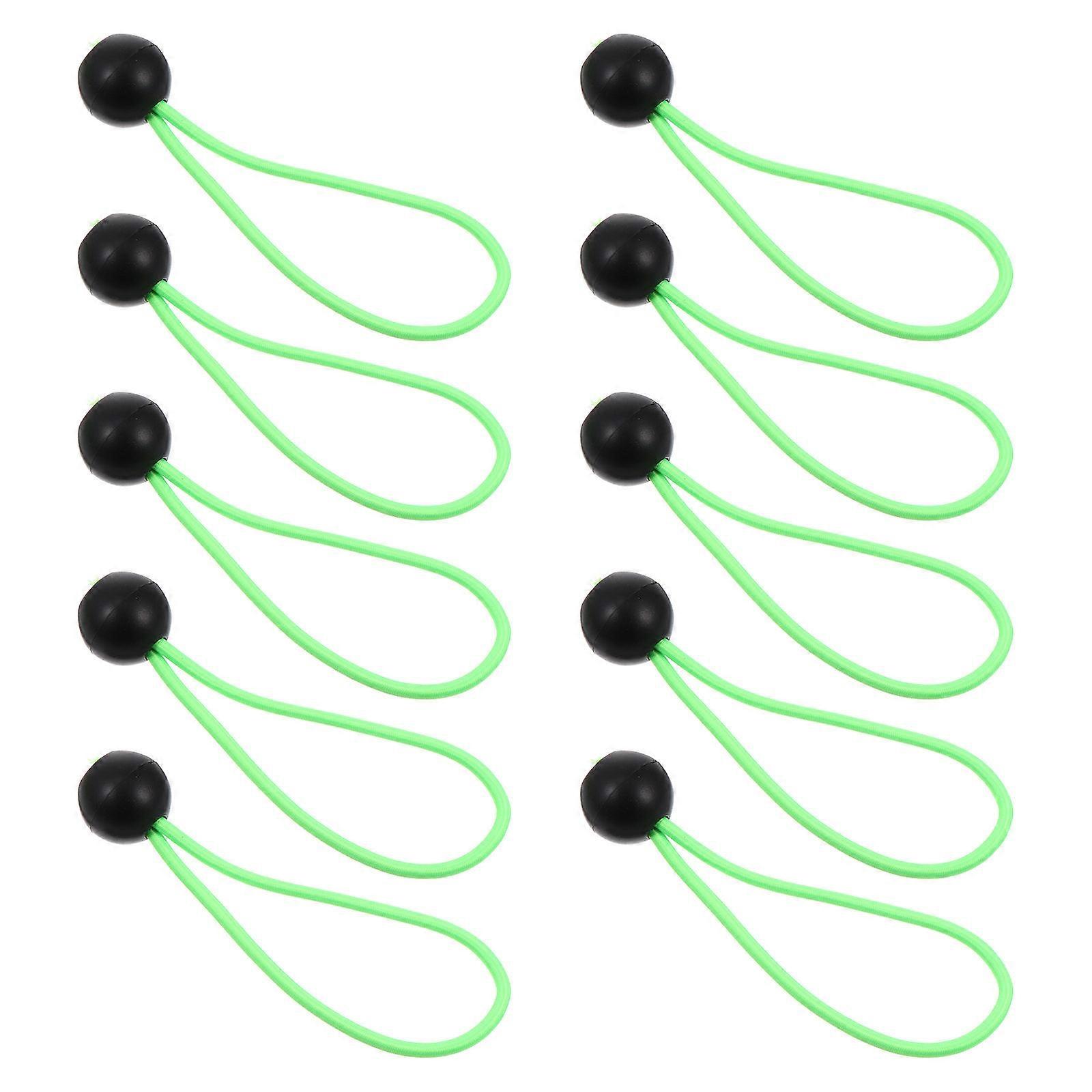 Ball Bungee Cords Elastic Tie Down Heavy Duty 10Pcs for Tent Securing