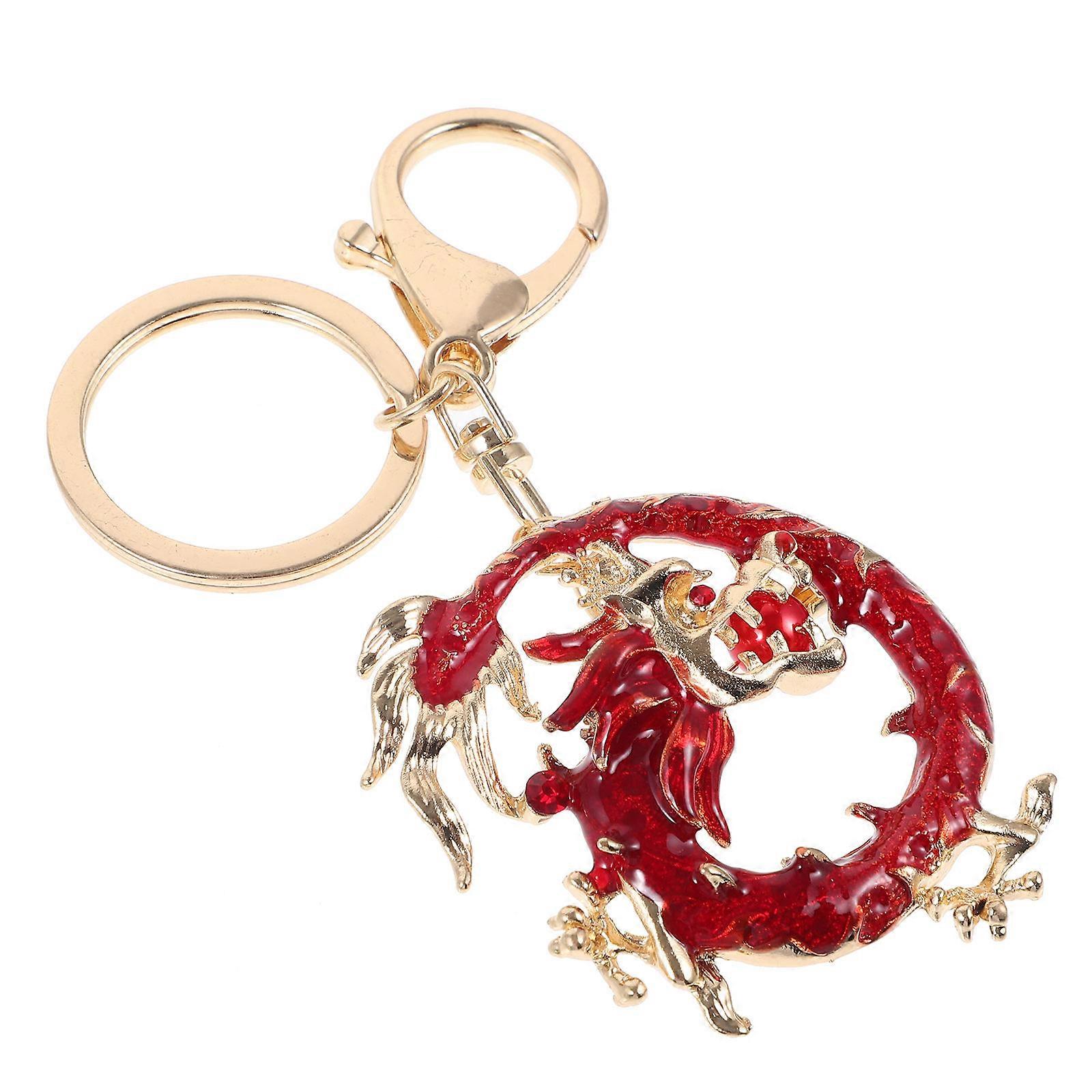 Dragon Keyring Multi Color Dragon Ornament for Decoration 5Pcs Set