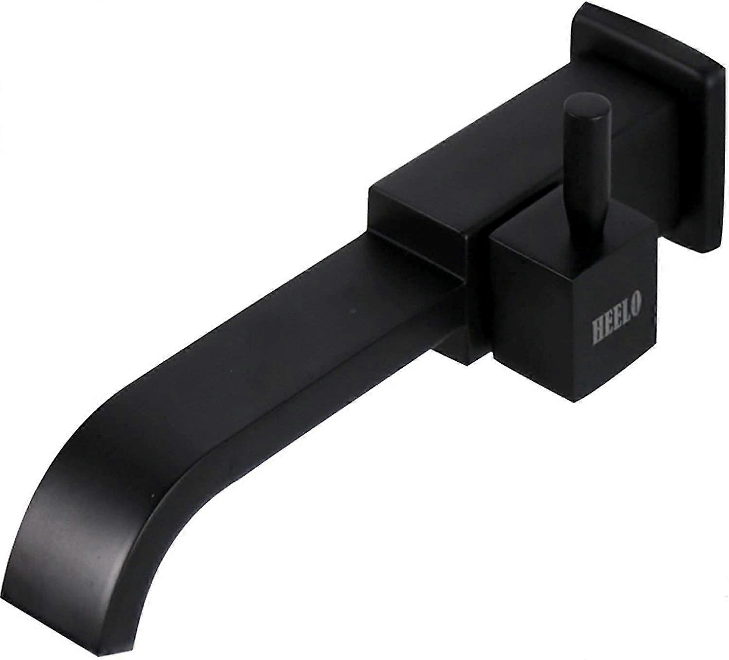 Faucets WallMounted Basin Sink Mixer Tap Chrome Bathroom Faucet Single Cold InWall Installation