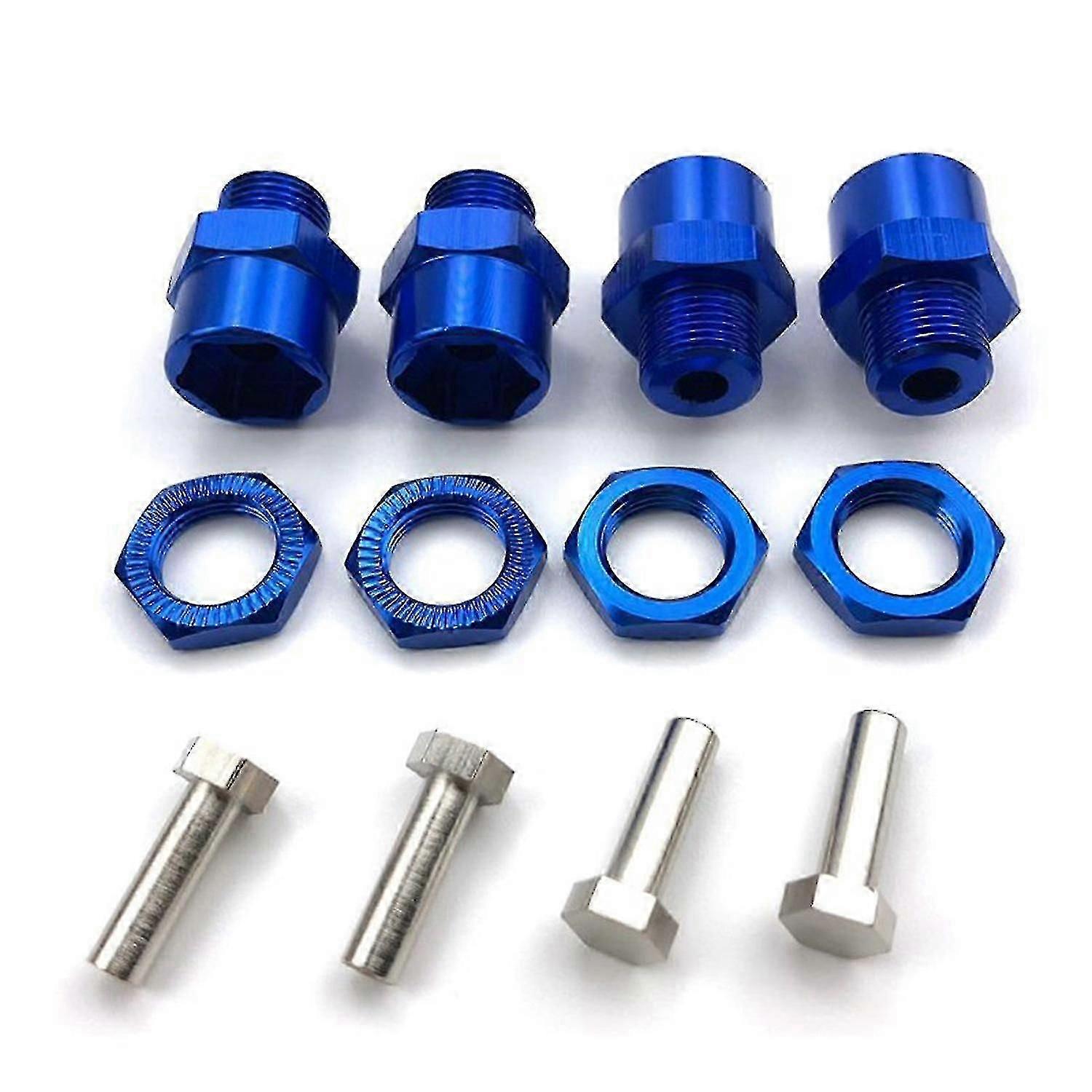 1/10 rc車のバギートラックのための12mmの回転17mm延長車輪六角ハブのアダプターは1/8タイヤ、暗いBを使うことができます