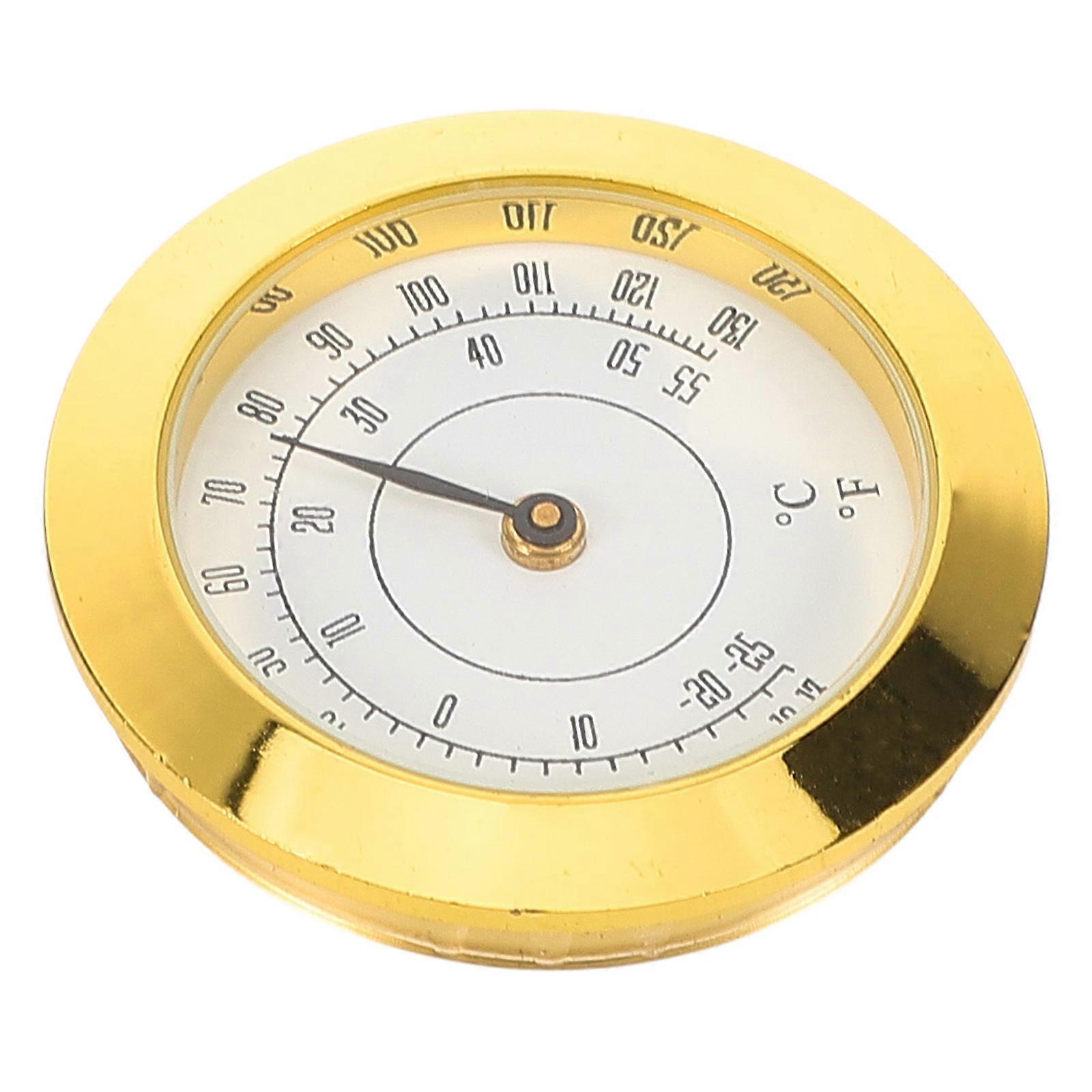 Temperature Monitoring Thermometer 3Pcs Installed Inlaid Design Suitable For Guitar Box Indoor Use Advanced Technology