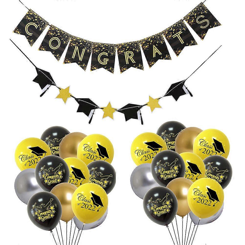 Latex Balloons Graduation Balloon Set for Party Decoration 2Sets