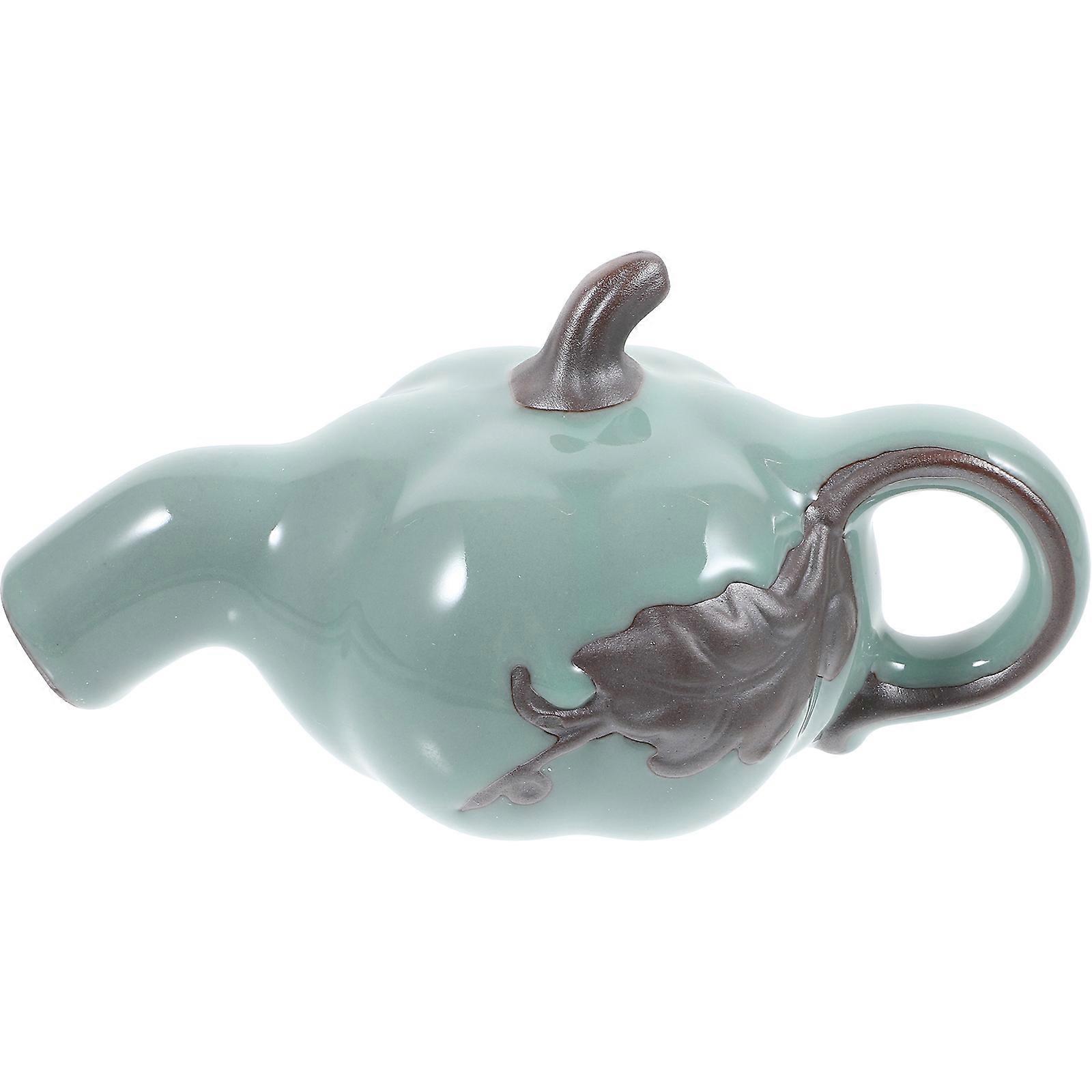 Ceramic Teapot Floating Fountain for Water Flowing Table Ornament 3Sets