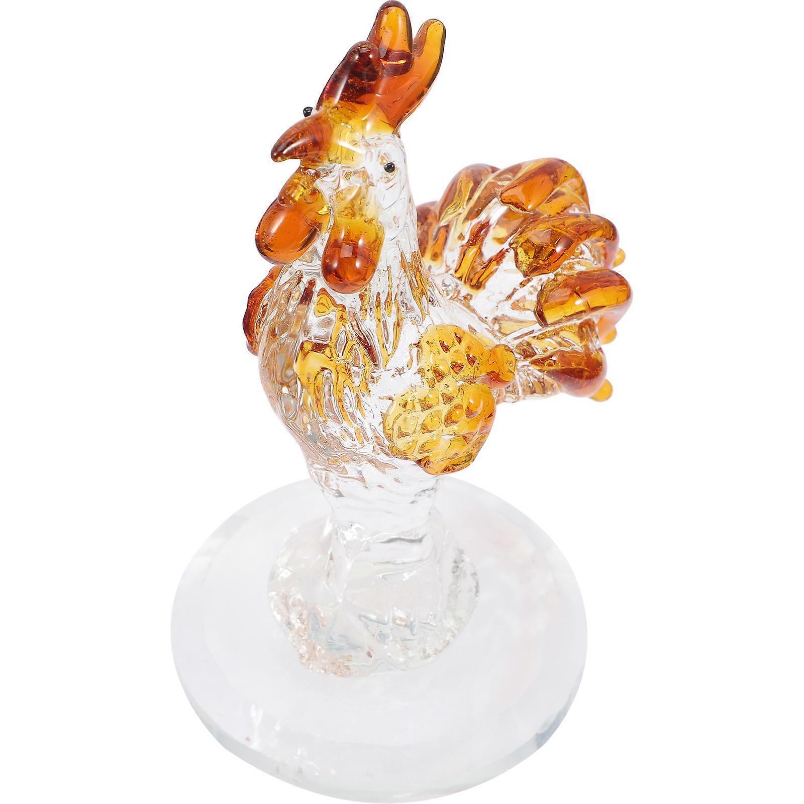 Chicken Ornament 5Pcs Multi Color Decoration Ideal For Home Office Party Chicken Shape Details