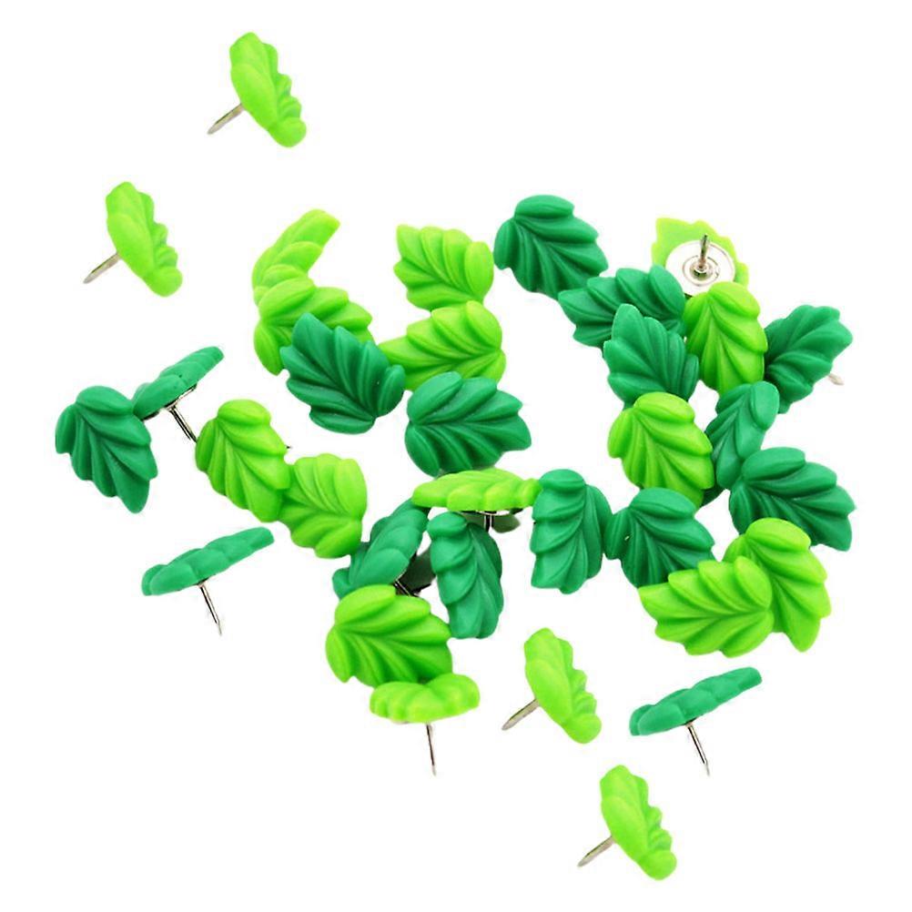 Leaf Shaped Thumb Tacks Decorative Push Pin for Bulletin Board 150Pcs