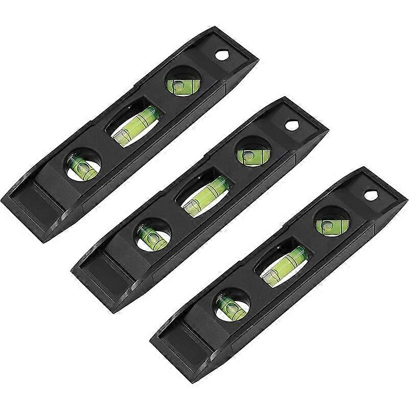 3-Piece Magnetic Gradient Level Measuring Tool, Black