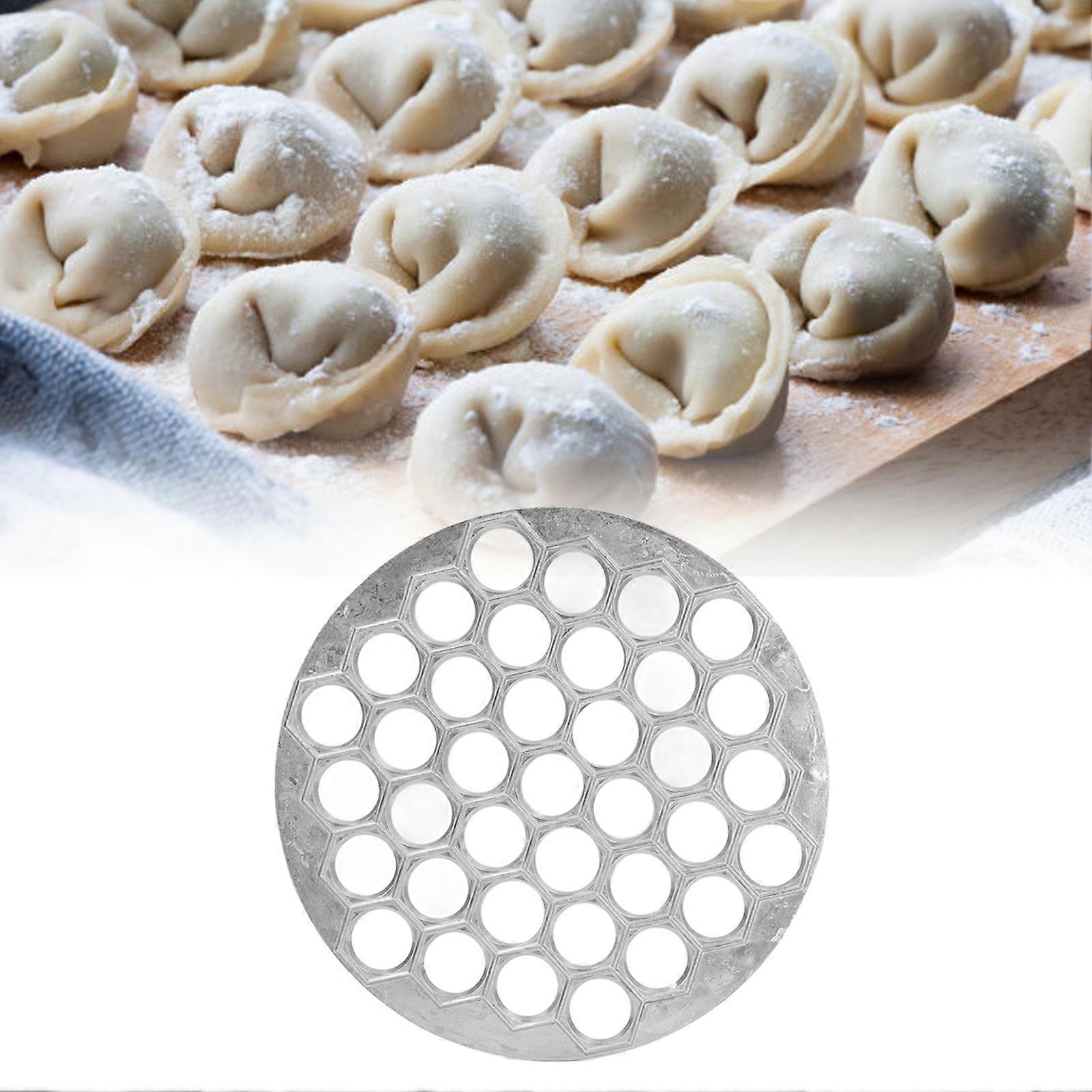 Aluminum Dumpling Maker Press 24.6cm Silver Dough Tool 230g