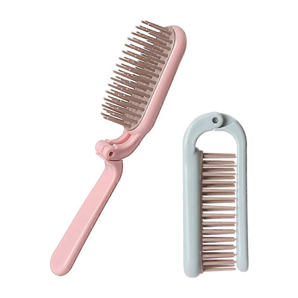 Practical Hair Comb Massage Comb for Daily Use 4Pcs Pink Blue