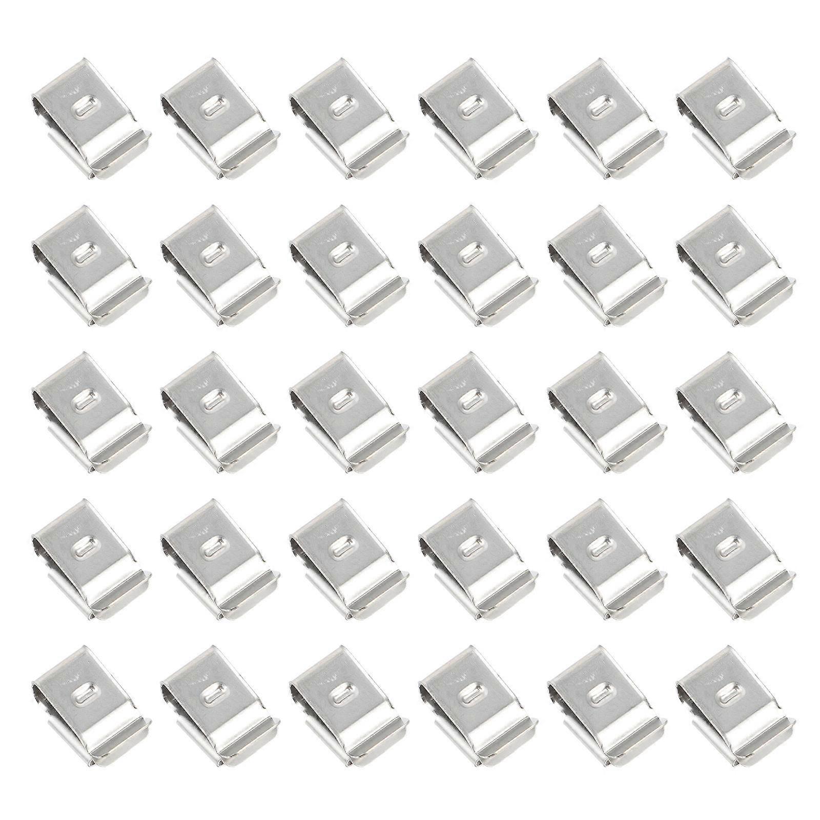 Solar Panel Cable Clips Stainless Steel Wire Clamp for Cable 30Pcs