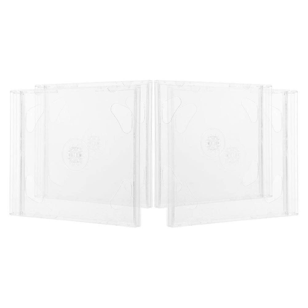 Disc Holder Cd Case Storage Boxes for Storage 20Pcs Transparent Organizer