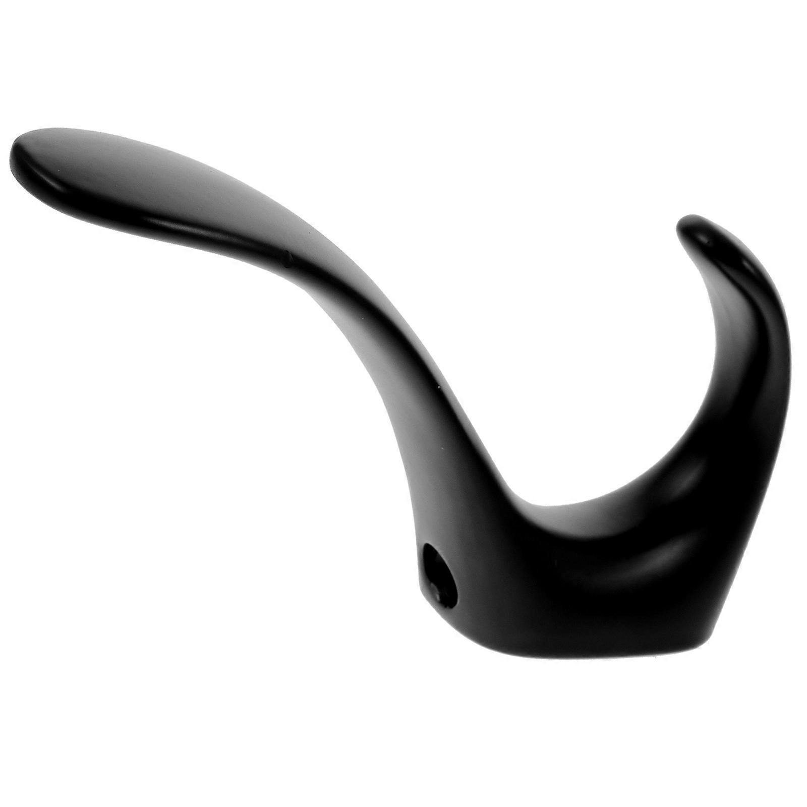 Clothes Hooks Metal Wall Hook for Hanging 3Pcs Black Bathroom Hat Hooks