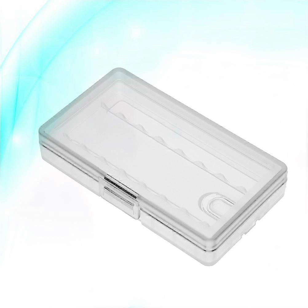 Storage Box Battery Holder for 2Pcs No 7 Batteries Transparent Protective Case