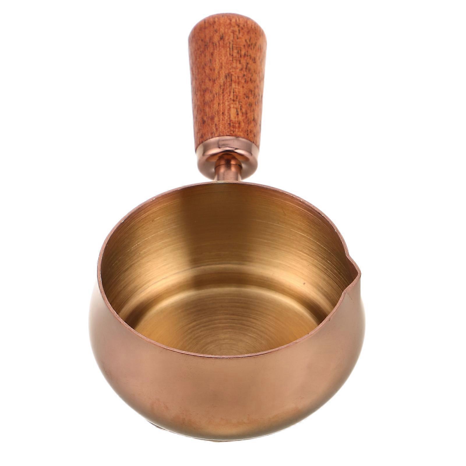 Stainless Steel Sauce Cup Serving Sauce For Home Restaurant And Party Use Rose Handle 1Set