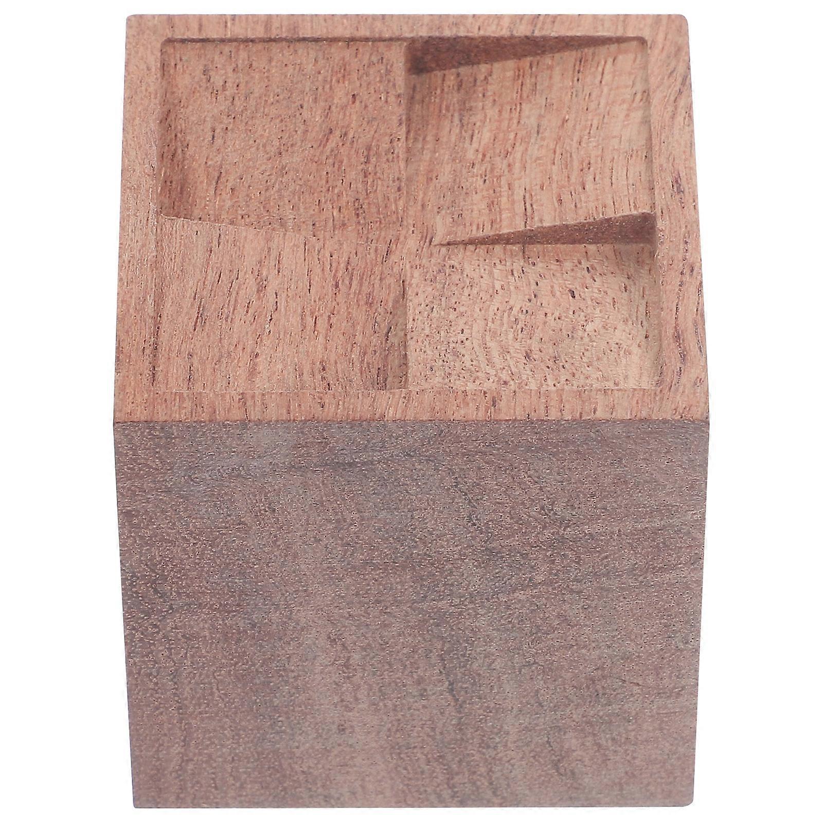 Aromatherapy Wood Diffuser Khaki Natural Wood Safety Practical Diffuser for Home Use