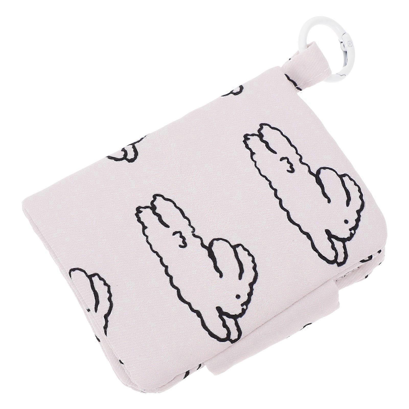 Sleek Small Wallet For Women 5Pcs Card Holding Suitable For Daily Use In Beige Soft Material