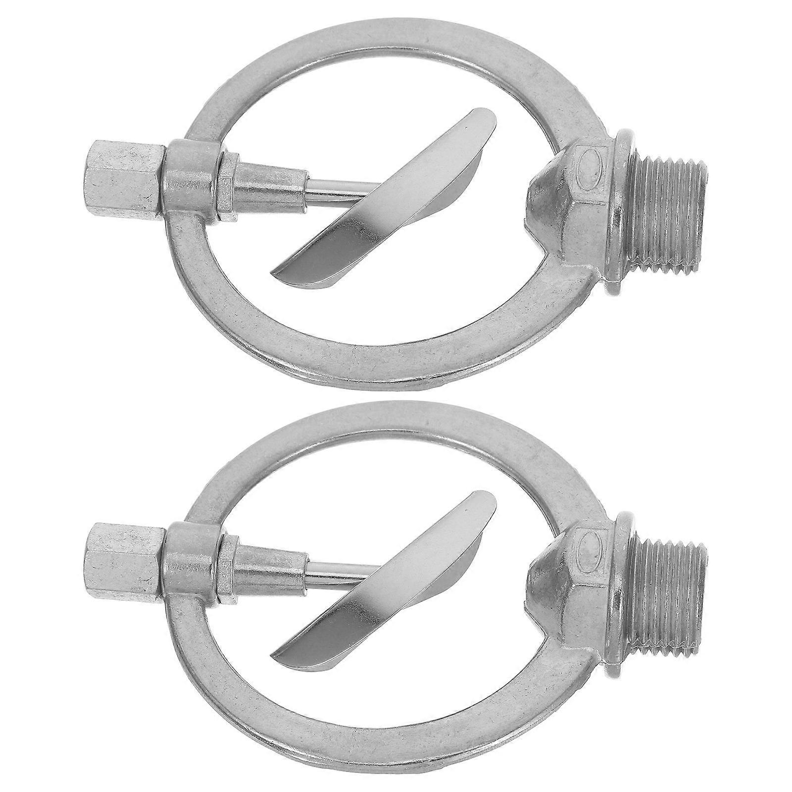 Automatic Rotating Sprinkler Metal Spray Head for Yard Watering 2Pcs