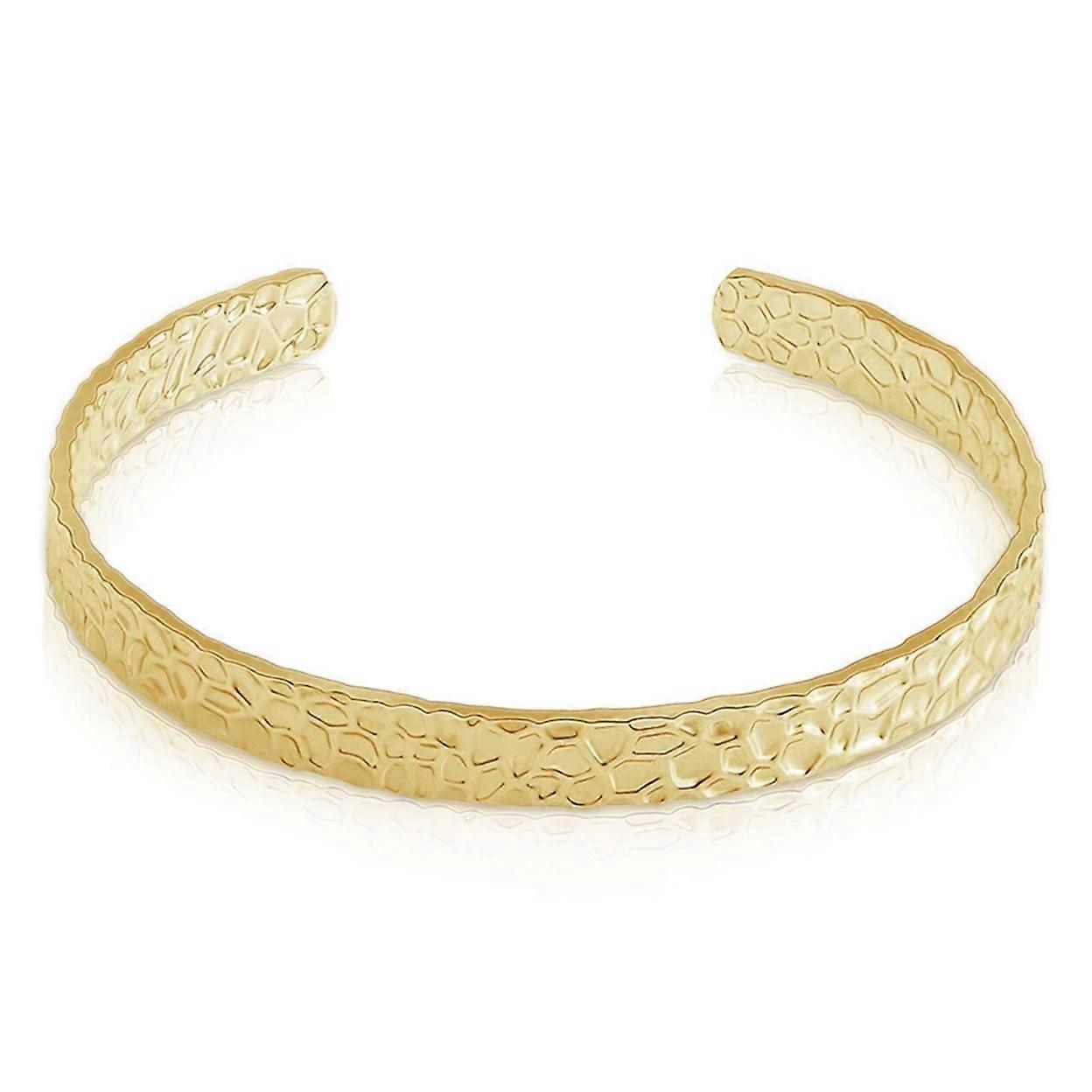 Percussion Pattern Adjustable Open Cuff Copper Material Women Bracelet Bangle