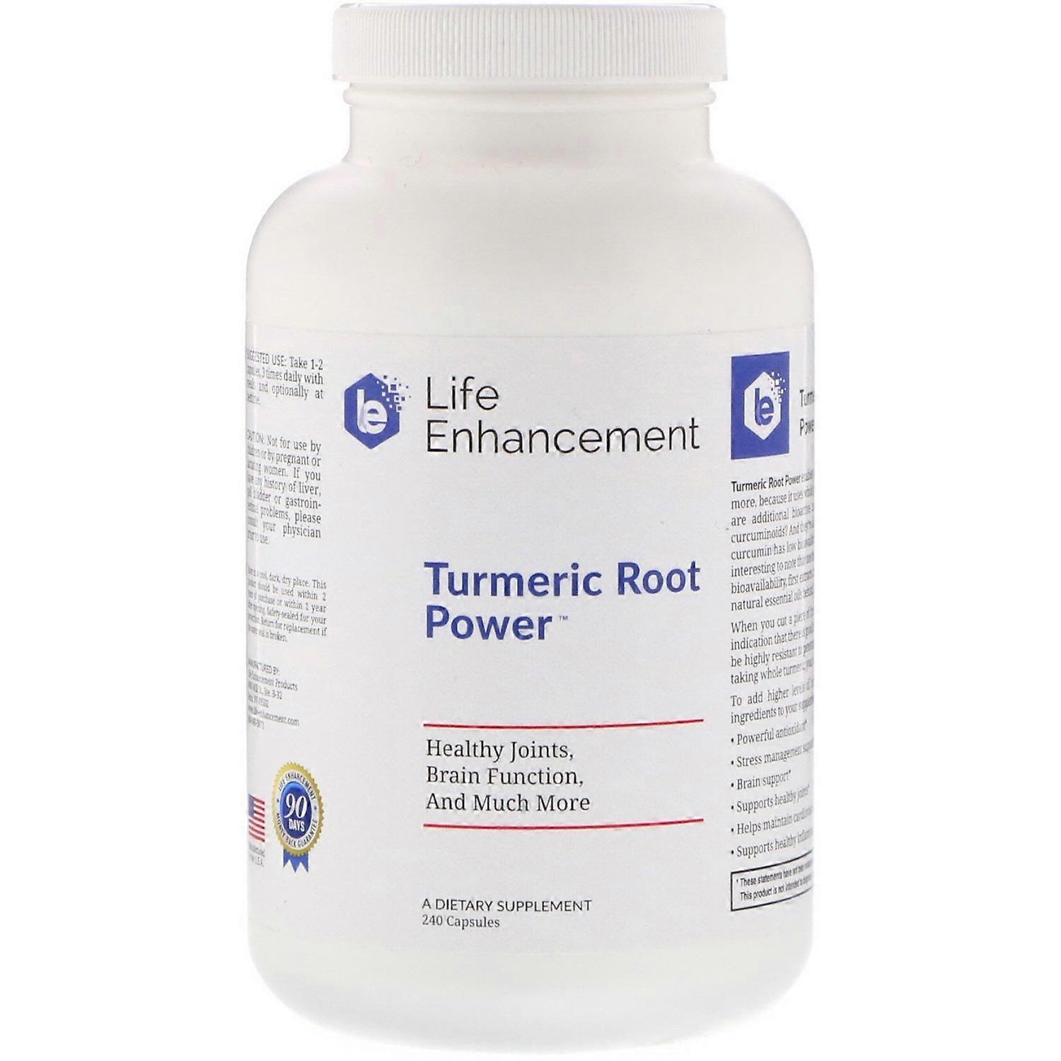 Life Enhancement, Turmeric Root Power, 240 Capsules