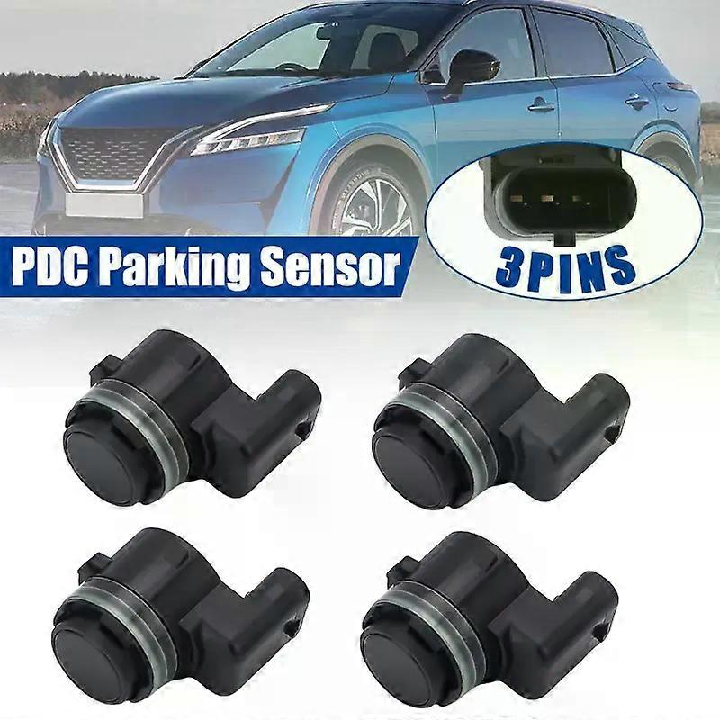 4Pcs Front Rear Car PDC Parking Sensor 3-Pin for Nissan Qashqai J12 MK3 X-Trail T33 2022 2022 2023 2024 284386176R 28437-00Q2A