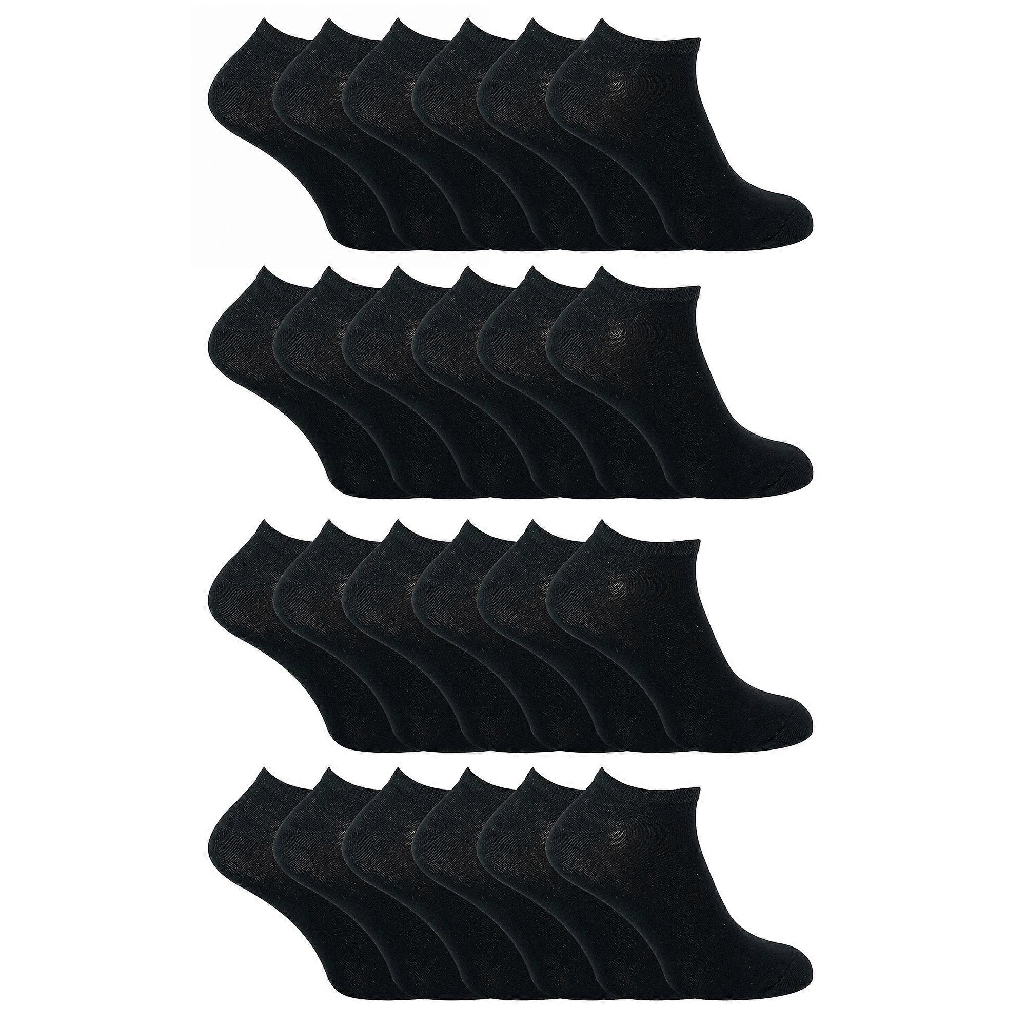 Sock Snob - 24 Pack Multipack Unisex Cotton Trainer Socks