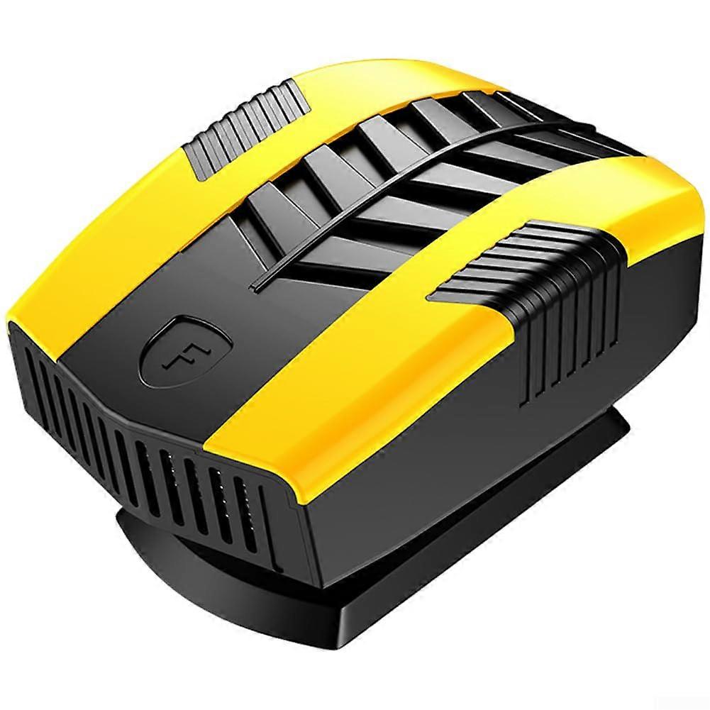 Defrosting Portable Auto Heater Car Defroster 1800W PTC Element Adjustable Vents Yellow Windshield Defogging