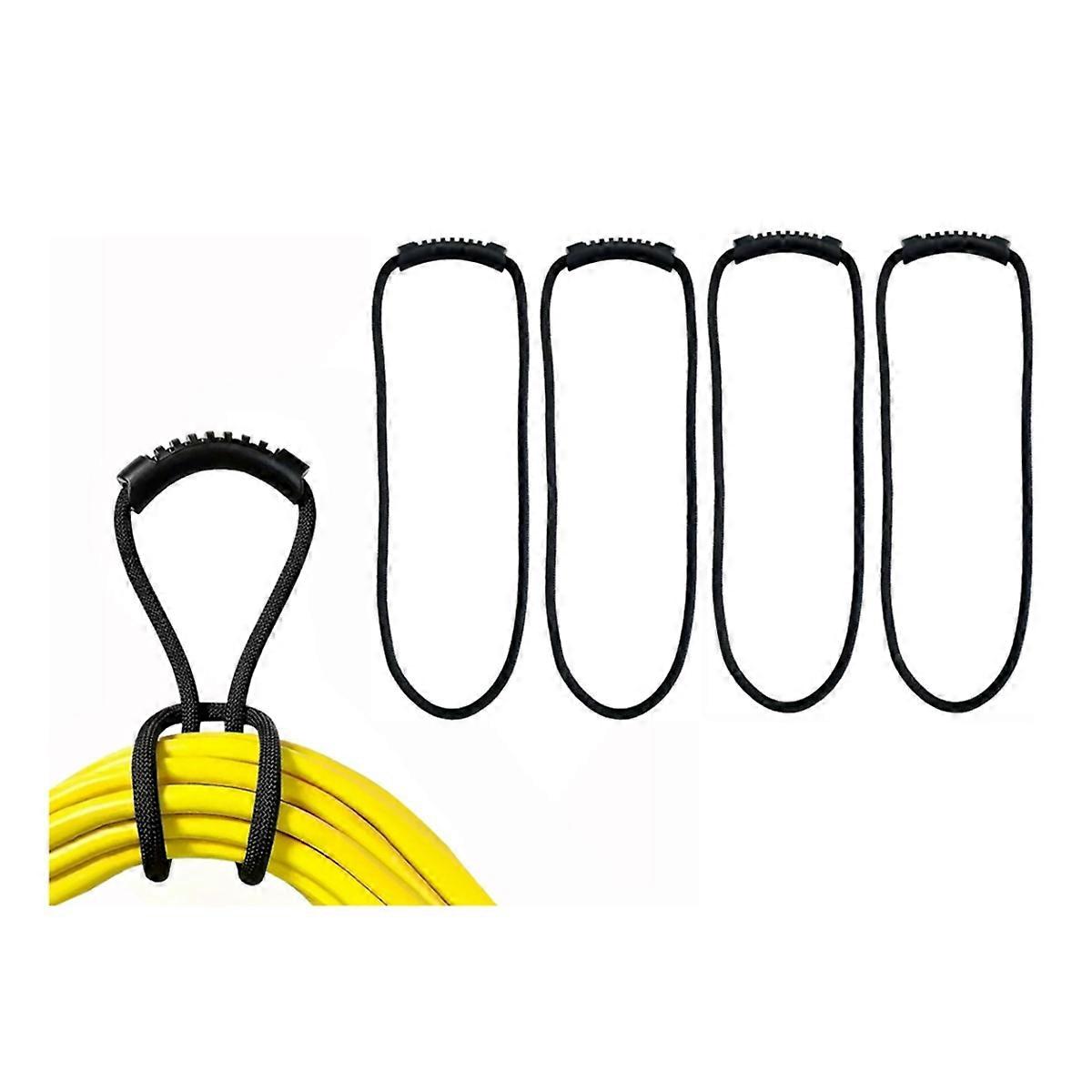 5pcs Storage Strap Heavy-Duty Hook and Loop Cord Carrying Strap,and Organizer with Handle for Pool Garden Hoses Cables
