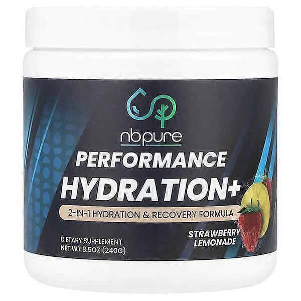 NB Pure, Performance Hydration+, Strawberry Lemonade, 8.5 oz (240 g)