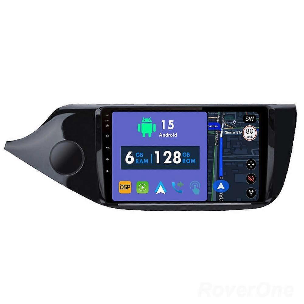 Car Radio 6G+128G CarPlay GPS Navigation Head Unit for Kia Ceed Cee'd 2 JD 2012 - 2018 Android Auto Bluetooth Stereo Touch Screen