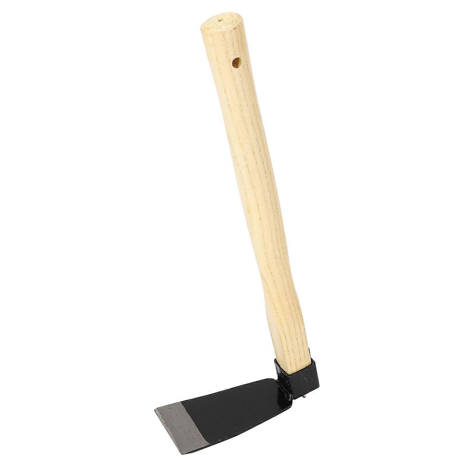 Garden Hoe With Wooden Handle For Small Trenches Includes Cover