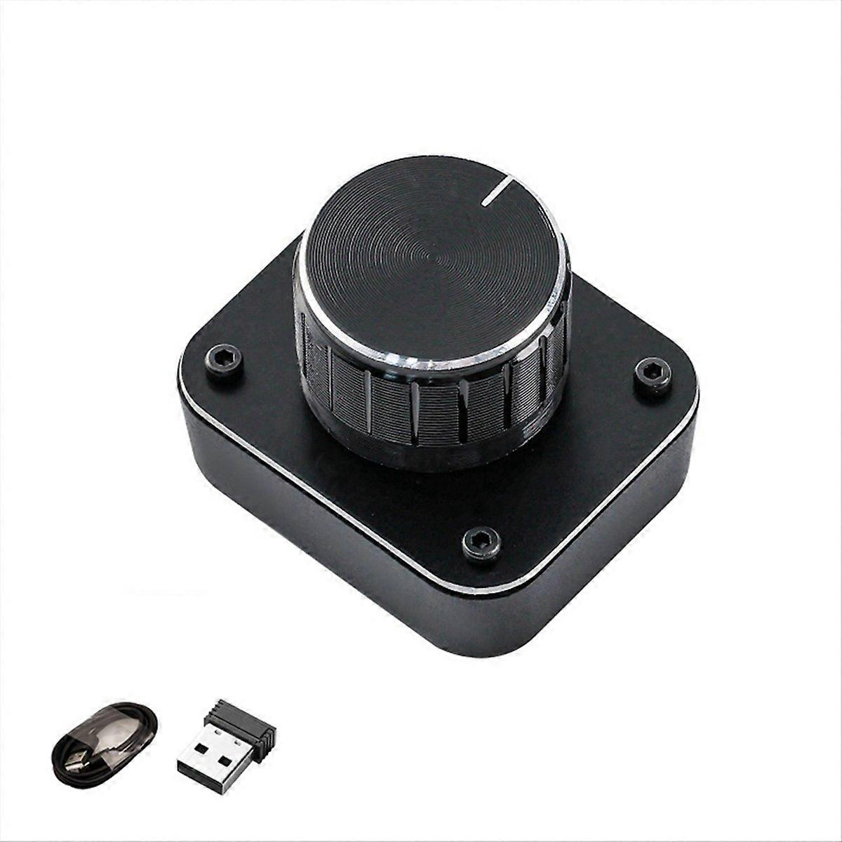 3Mode USB/2.4G/Bluetooth Single Knob Volume Controller Black